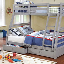 Load image into Gallery viewer, California-Twin/Full Bunk Bed, Gray
