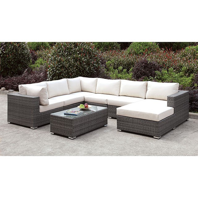 Somani-U-Sectional + Coffee Table