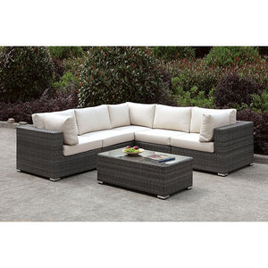 Somani-L-Sectional + Coffee Table