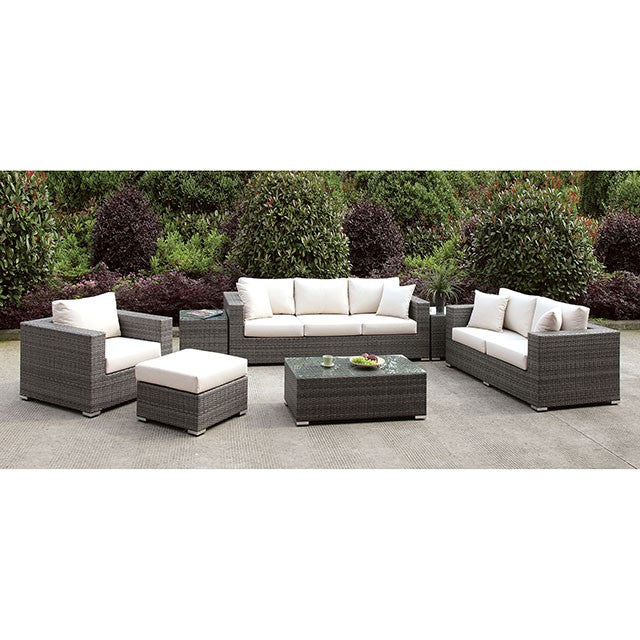 Somani-3 PC SET + Ottoman + BENCH + 2 End TableS