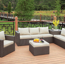 Load image into Gallery viewer, Davina-Patio Sectional w/ Ottoman &amp; Storage
