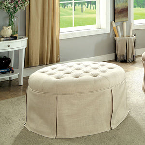 Claes-Round Ottoman