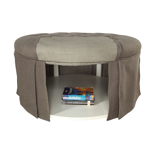 Claes-Round Ottoman