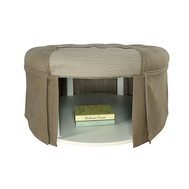 Claes-Round Ottoman