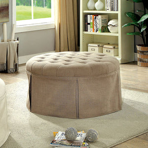 Claes-Round Ottoman