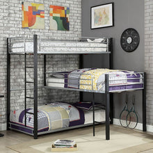 Load image into Gallery viewer, Aubrey-Twin Triple Decker Bed
