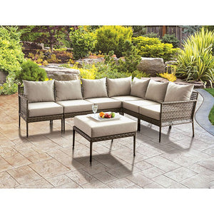 Aleisha-Patio Ottoman