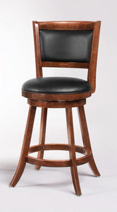 Bar Stools: Wood Swivel - SWIVEL COUNTER HEIGHT STOOL (Set of 2)