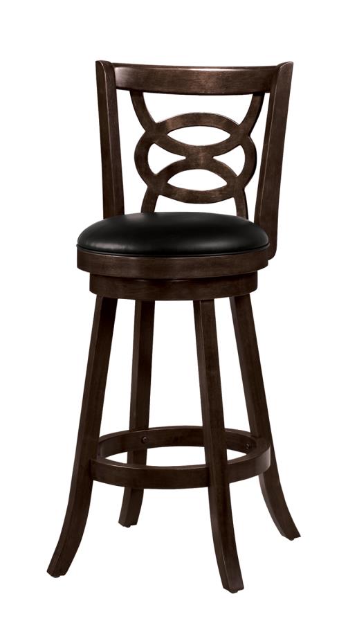 Bar Stools: Wood Swivel - SWIVEL BAR STOOL (Set of 2)